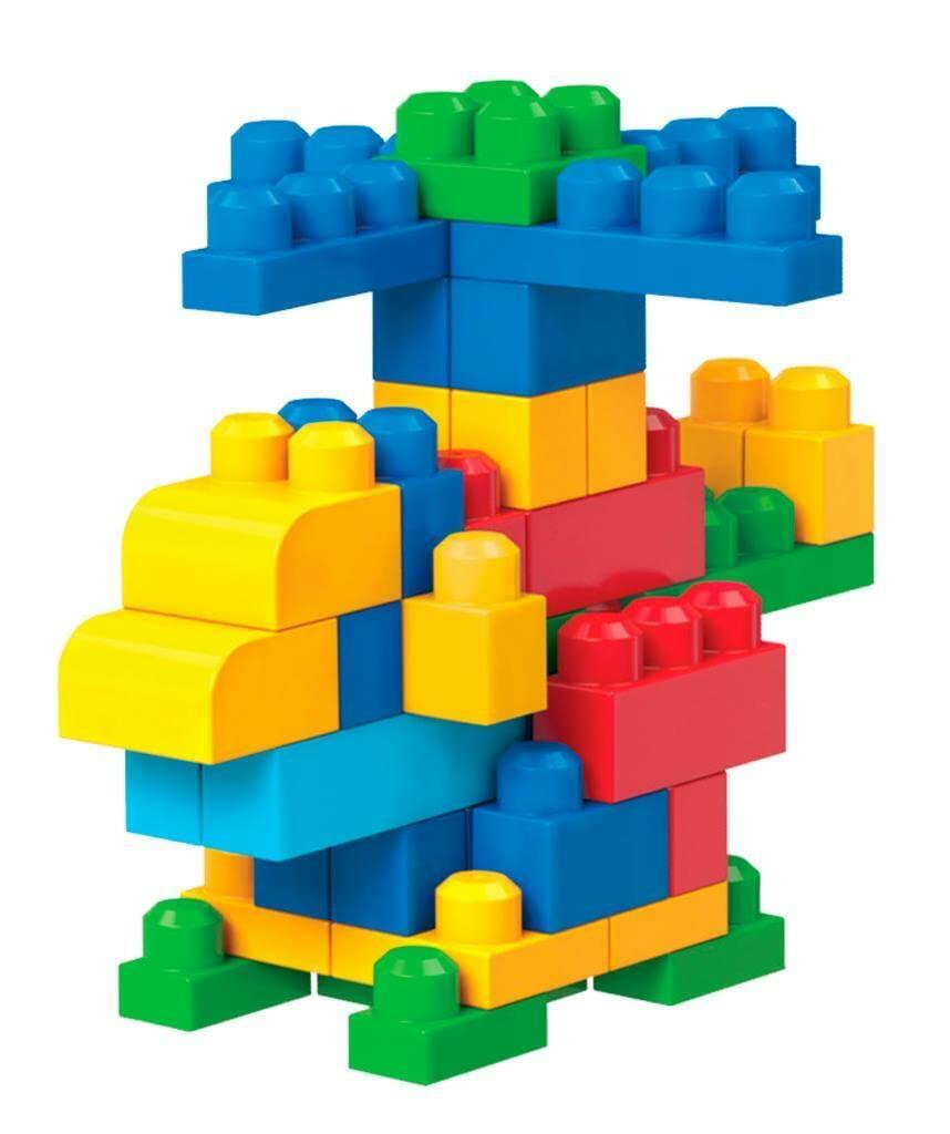 Mega Bloks First Builders Big Building Bag, 80-Piece (Classic)
