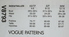 Vogue 8793 Katherine Tilton Knit Tops Misses' Sz XS S M 29.5-36" Bust UC FF OOP