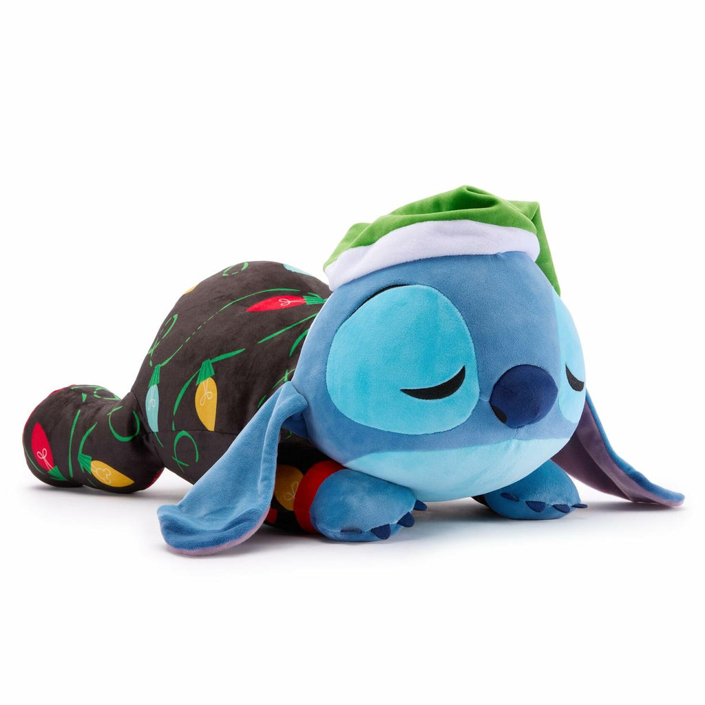 Disney Store Official Cuddleez Plush – Stitch Holiday - Big Plush - Super Soft &