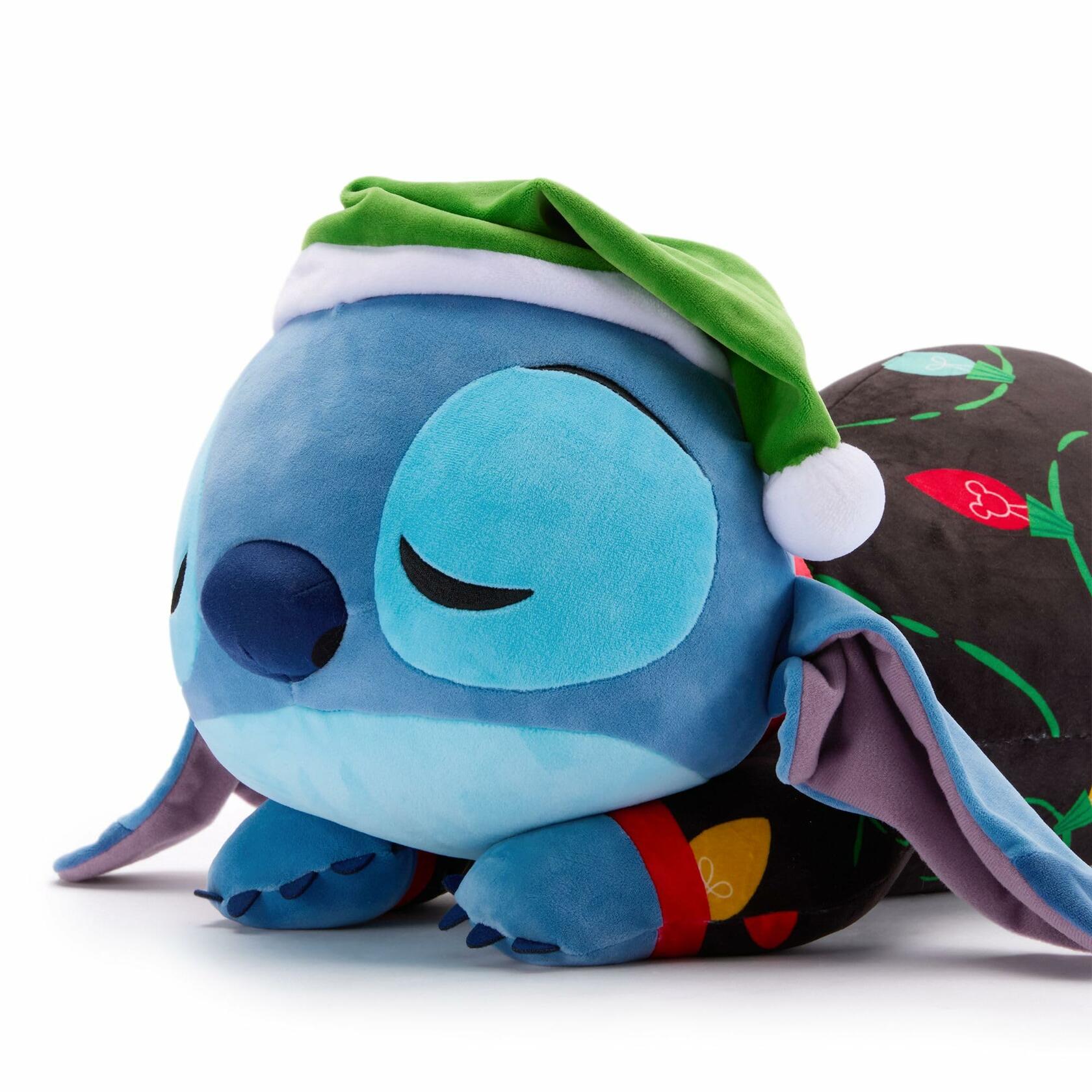 Disney Store Official Cuddleez Plush – Stitch Holiday - Big Plush - Super Soft &
