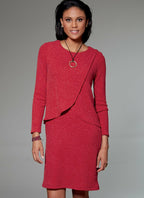 McCall Patterns Misses'/Women's Overlay and Collar Variations Tunic and Dress