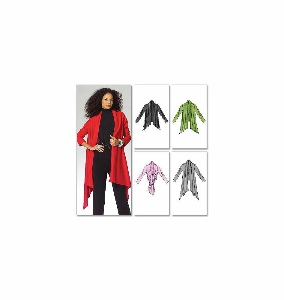 McCall's Patterns M5241 Misses' Cardigan in 3 Lengths, Size ZZ (LRG-XLG-XXL)