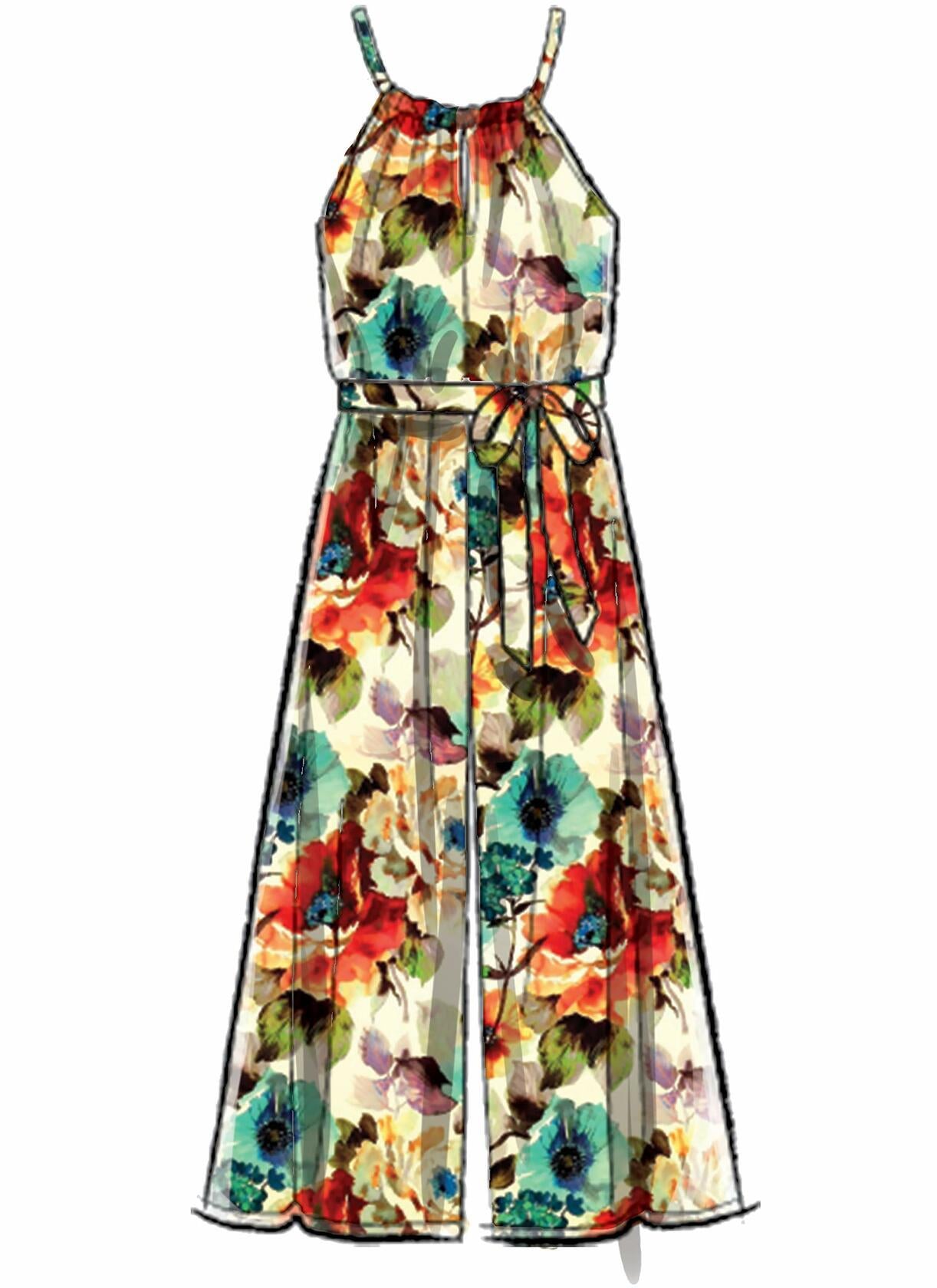 McCall's Patterns McCall's Girl's Baggy Jumpsuit Sewing, Sizes 3-6 Patterns,