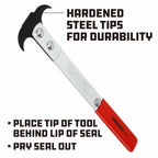 Powerbuilt Seal Puller, Heavy-Duty Tool for Seal Removal, Easy Grip, Automotive,