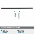 Amerock Bar Pulls 10-1/16 inch (256mm) Center-to-Center Matte Black Cabinet