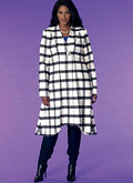 McCall Patterns Women's Seamed, Shaped-Hem Coats