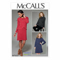 McCall Patterns Misses'/Women's Overlay and Collar Variations Tunic and Dress