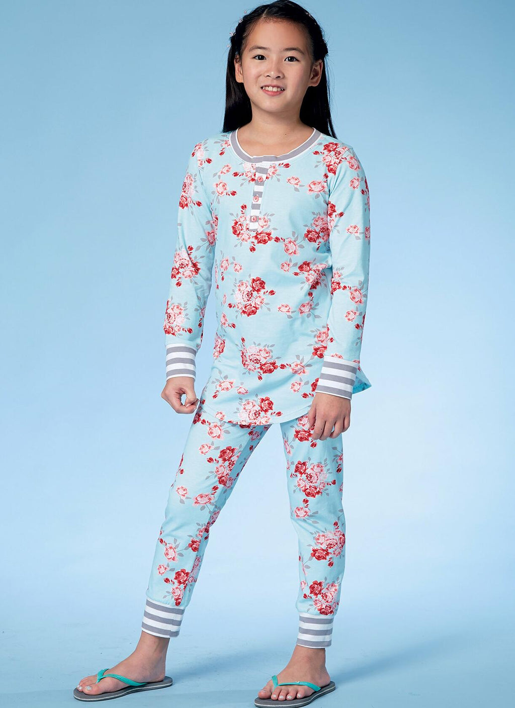 Butterick M7499-Pls Girls' Plus Robe with Hood, 10 1/2-12 1/2-14 1/2-16 1/2