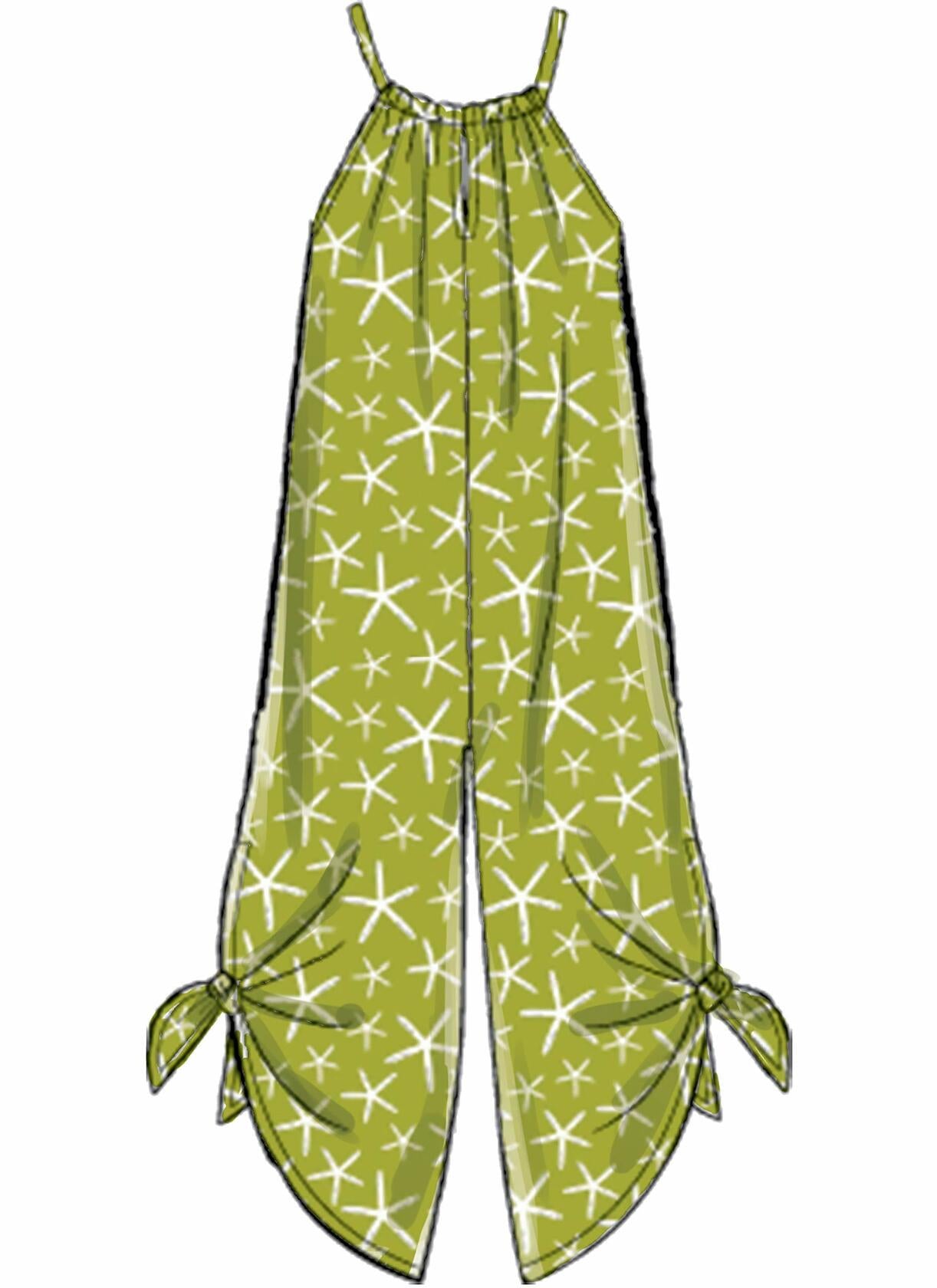 McCall's Patterns McCall's Girl's Baggy Jumpsuit Sewing, Sizes 3-6 Patterns,
