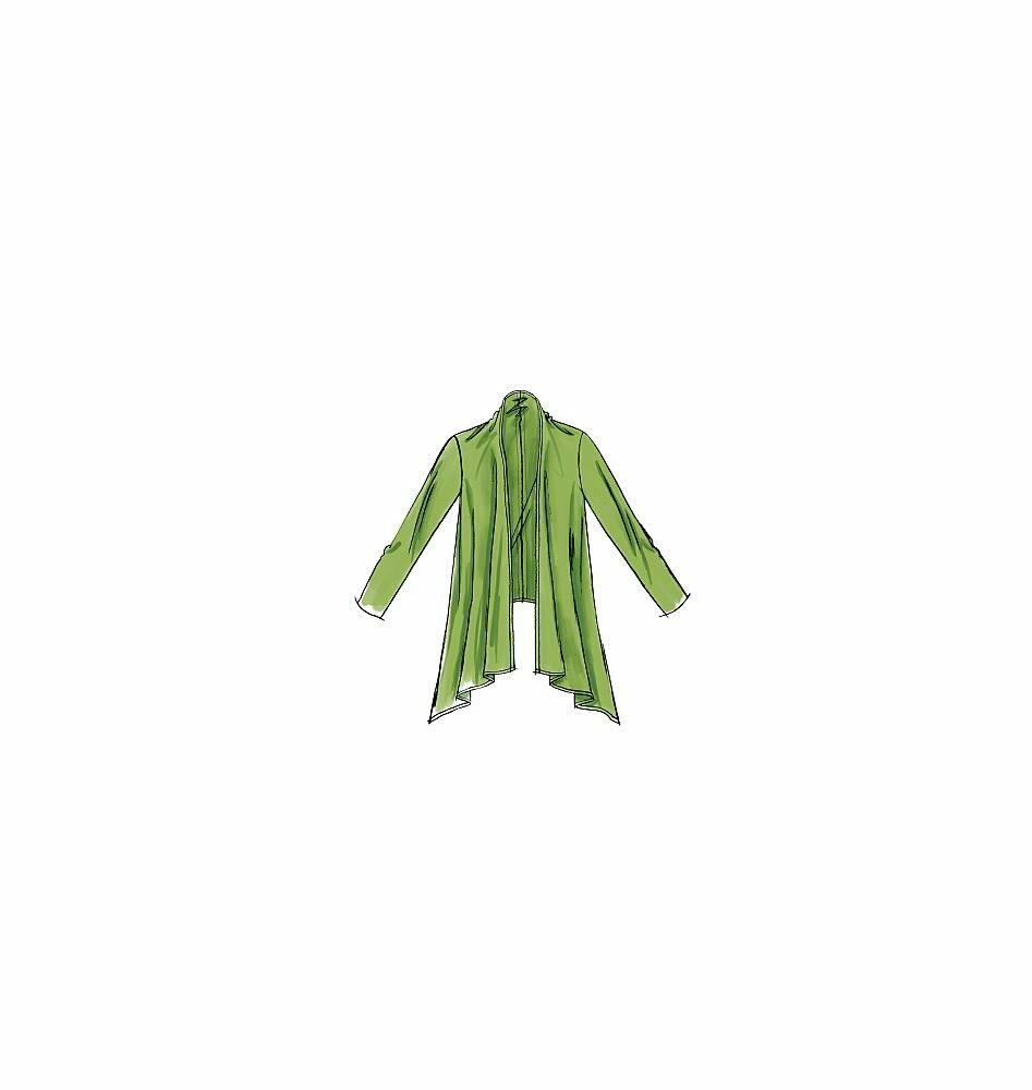 McCall's Patterns M5241 Misses' Cardigan in 3 Lengths, Size ZZ (LRG-XLG-XXL)