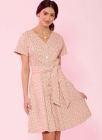 McCall's Patterns McCall's Women's Petite Belt and Button Up Dress, Sizes 6-14