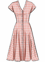 McCall's Patterns McCall's Women's Petite Belt and Button Up Dress, Sizes 6-14