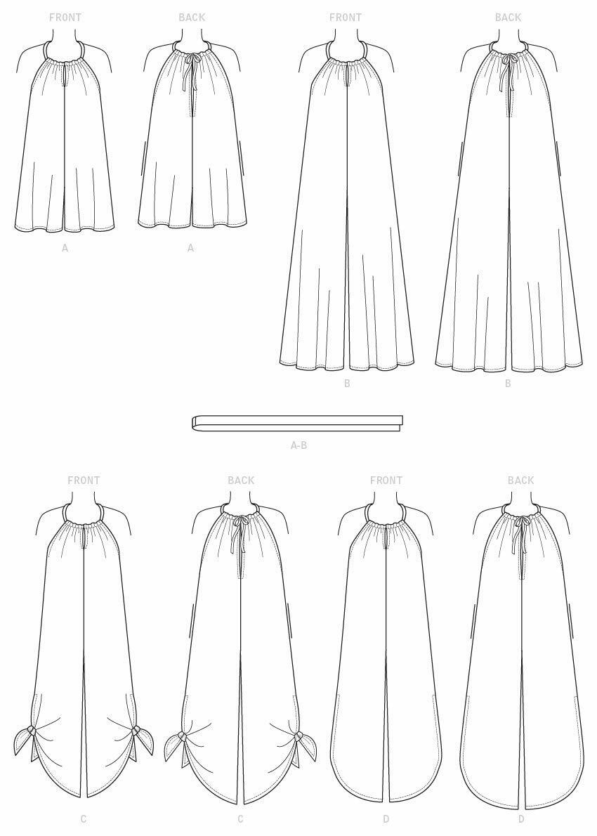 McCall's Patterns McCall's Girl's Baggy Jumpsuit Sewing, Sizes 3-6 Patterns,