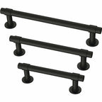 10-Pack Franklin Brass Francisco Cabinet Handles 4" Hole Center Pulls | Matte