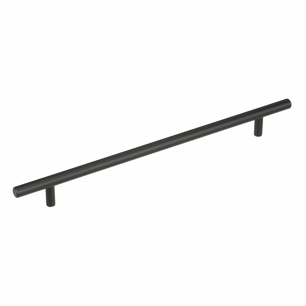 Amerock Bar Pulls 10-1/16 inch (256mm) Center-to-Center Matte Black Cabinet