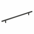 Amerock Bar Pulls 10-1/16 inch (256mm) Center-to-Center Matte Black Cabinet