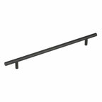Amerock Bar Pulls 10-1/16 inch (256mm) Center-to-Center Matte Black Cabinet