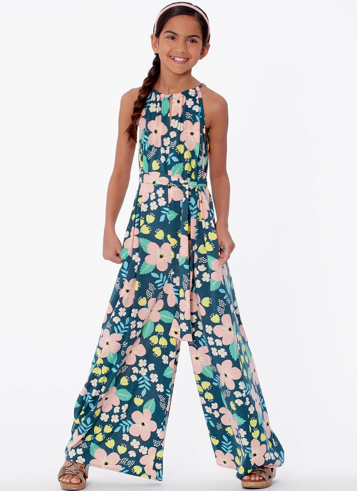 McCall's Patterns McCall's Girl's Baggy Jumpsuit Sewing, Sizes 3-6 Patterns,