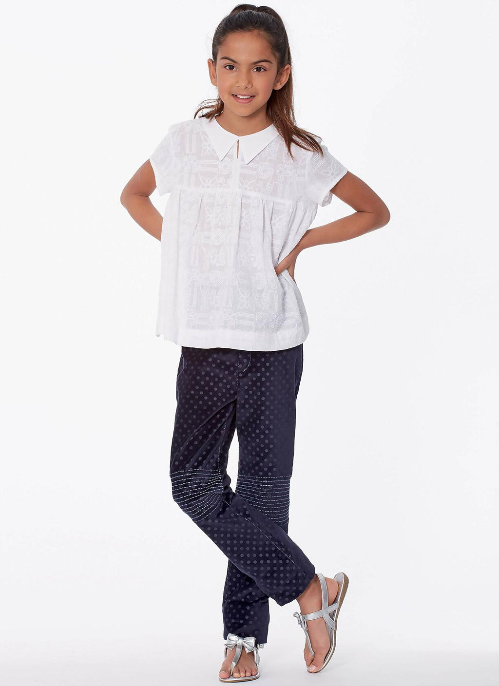 McCall's Patterns McCall's Girl's Pants and Loose Fitting Shirt Malia Janveaux