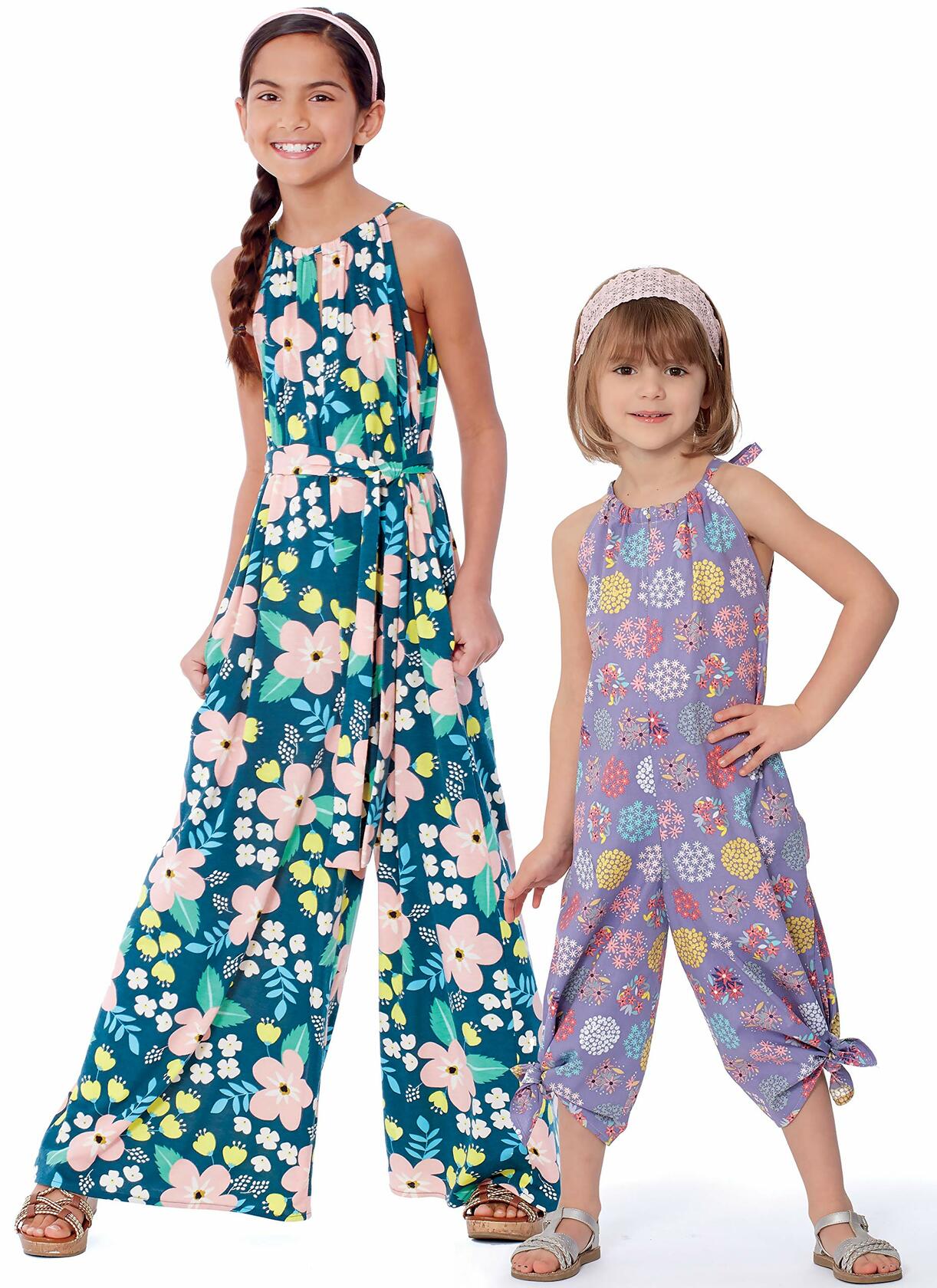 McCall's Patterns McCall's Girl's Baggy Jumpsuit Sewing, Sizes 3-6 Patterns,