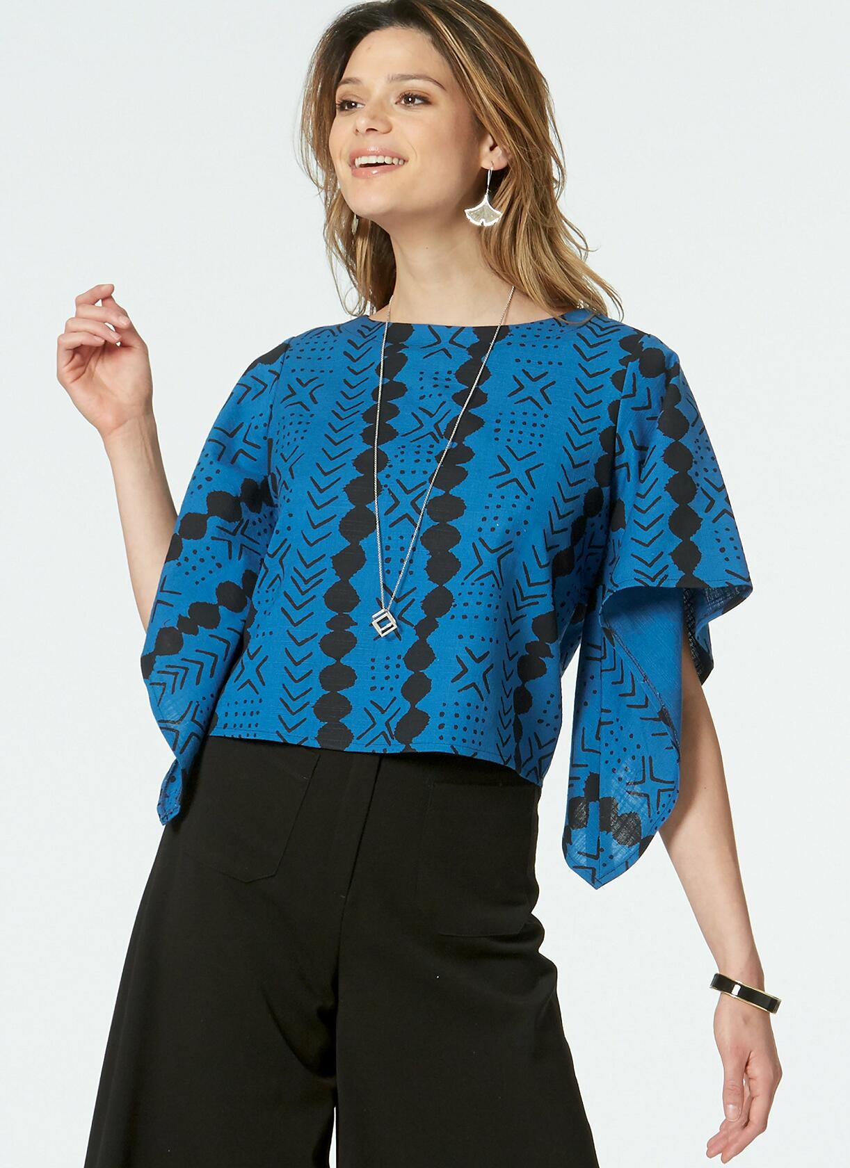 McCall's Patterns Misses' Tops with Sleeve and Hem Variations Sewing Pattern, A5