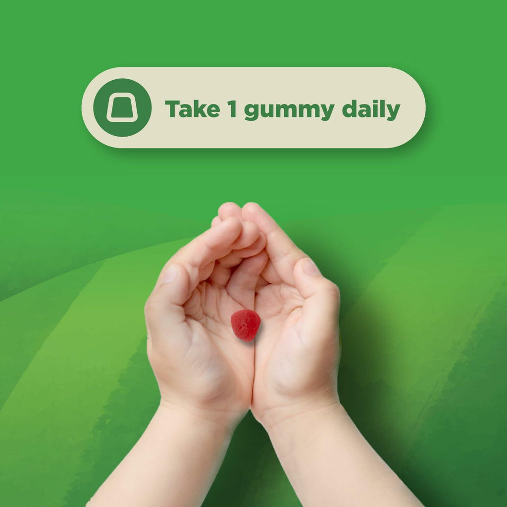 60 Count USDA Organic Kids Probiotic Gummies - Gut Bacteria Probiotics for