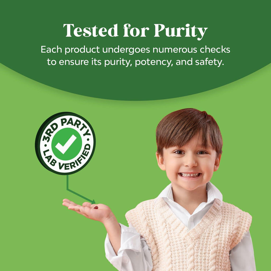 60 Count USDA Organic Kids Probiotic Gummies - Gut Bacteria Probiotics for