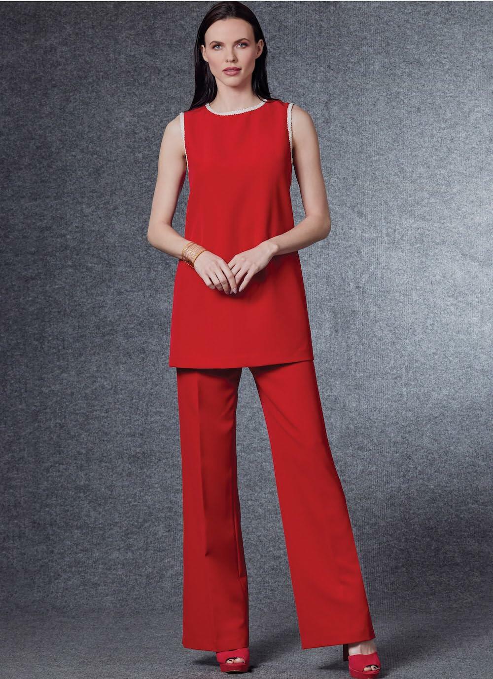 Vogue Patterns V1718B5 Misses Sportswear, b5 (8-10-12-14-16), White