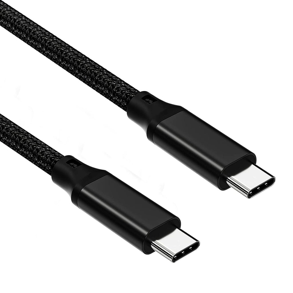 Elfesoul USB C to C Cable, 3.2 Gen 2 USB-C Cable 10ft - 4K UHD 20Gbps 100W PD