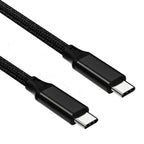 Elfesoul USB C to C Cable, 3.2 Gen 2 USB-C Cable 10ft - 4K UHD 20Gbps 100W PD