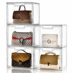 Purse Organizer for Closet,Clear Acrylic Display Case for Handbag Organizer,