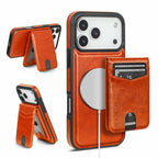 SkyEagle Compatible with Magsafe 2 in 1 Detachable iPhone 17 Pro Max Wallet Case