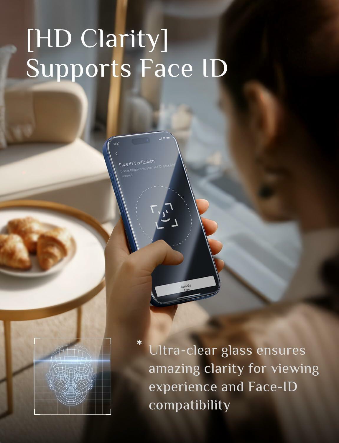MAGIC JOHN 2 Pack for iPhone 17 Pro 6.3 inch Tempered Glass Screen Protector,