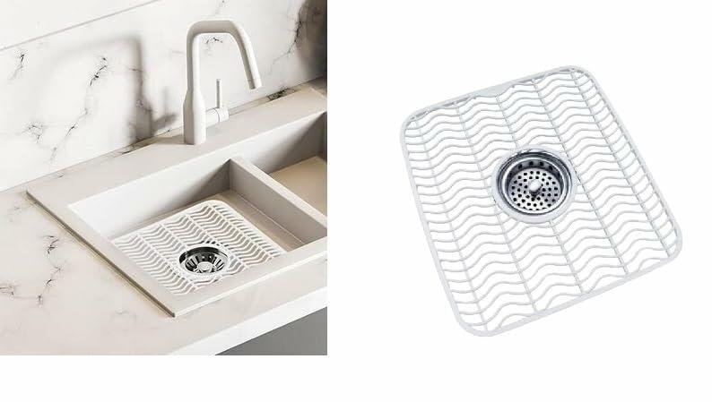 Dependable Industries Inc. Essentials 12" x 11"  2 Pack Plastic Sink Protector