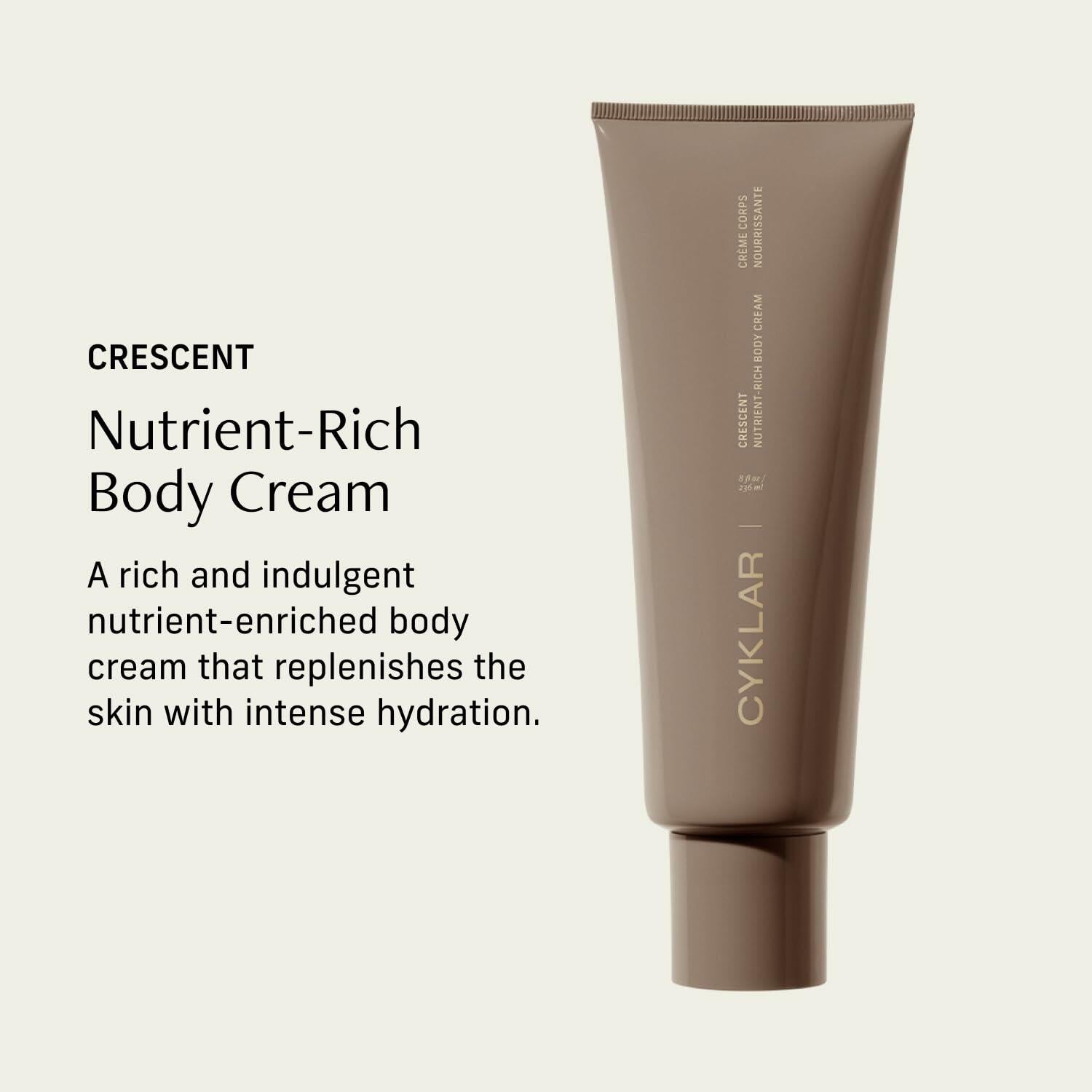 CYKLAR Nutrient Rich Body Cream – Non-Greasy Lotion for 48-Hr Moisture –