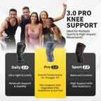 OPEN BOX- CAMBIVO XXL 2 Pack Knee Brace for Men and Women, Knee Sleeves for Men