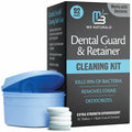 Retainer Cleaner and Soak Container, No-Mess Cleaning Tablets with Universal