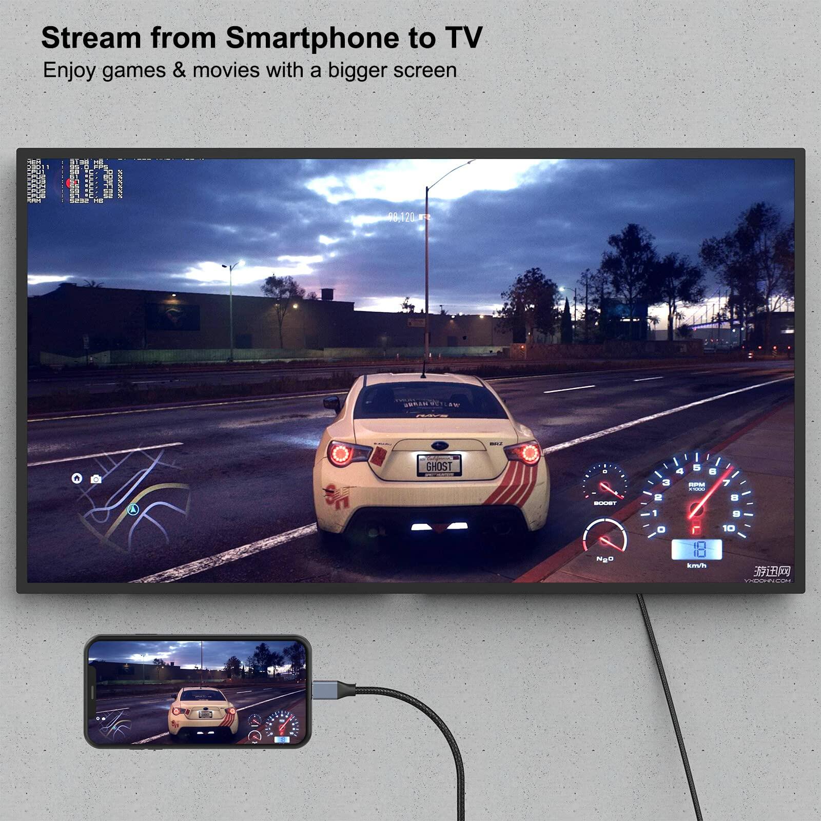 BENFEI USB-C to DisplayPort 3 Feet Cable(8K@60Hz 4K@144Hz), USB Type-C to