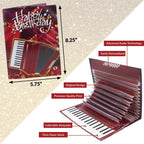 100 GREETINGS Interactive Accordion Birthday Card – Musical Birthday Cards for