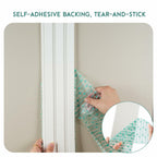 Yefanxi 4-in White EVA molding Peel and Stick Panel, 3D Flexible Fluted self