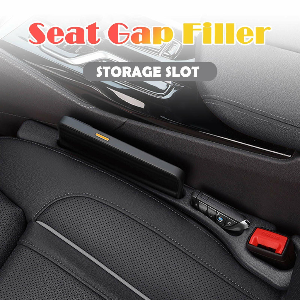 fccairms 2PCS Car Seat Gapster, Car Seat Gap Filler for Filling Gaps Between
