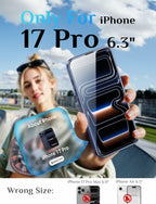 MAGIC JOHN 2 Pack for iPhone 17 Pro 6.3 inch Tempered Glass Screen Protector,