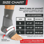 Sleeve Stars Ankle Brace for Women & Men, Ankle Wrap for Sprain, Compression