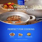 Universal 2-in-1 Caldero (9.4 inch/24 cm), Versatile Dutch Oven Pot with Lid,