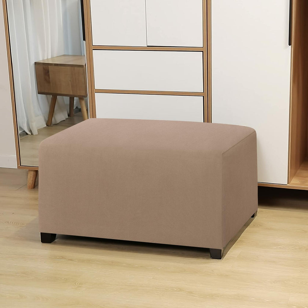 Easy-Going 100% Dual Waterproof Stretch Ottoman Cover Rectangle Folding Storage