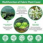 GUKULIVEL Plant Covers Freeze Protection, 10x50ft Green Frost Blanket for