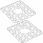 Dependable Industries Inc. Essentials 12" x 11"  2 Pack Plastic Sink Protector
