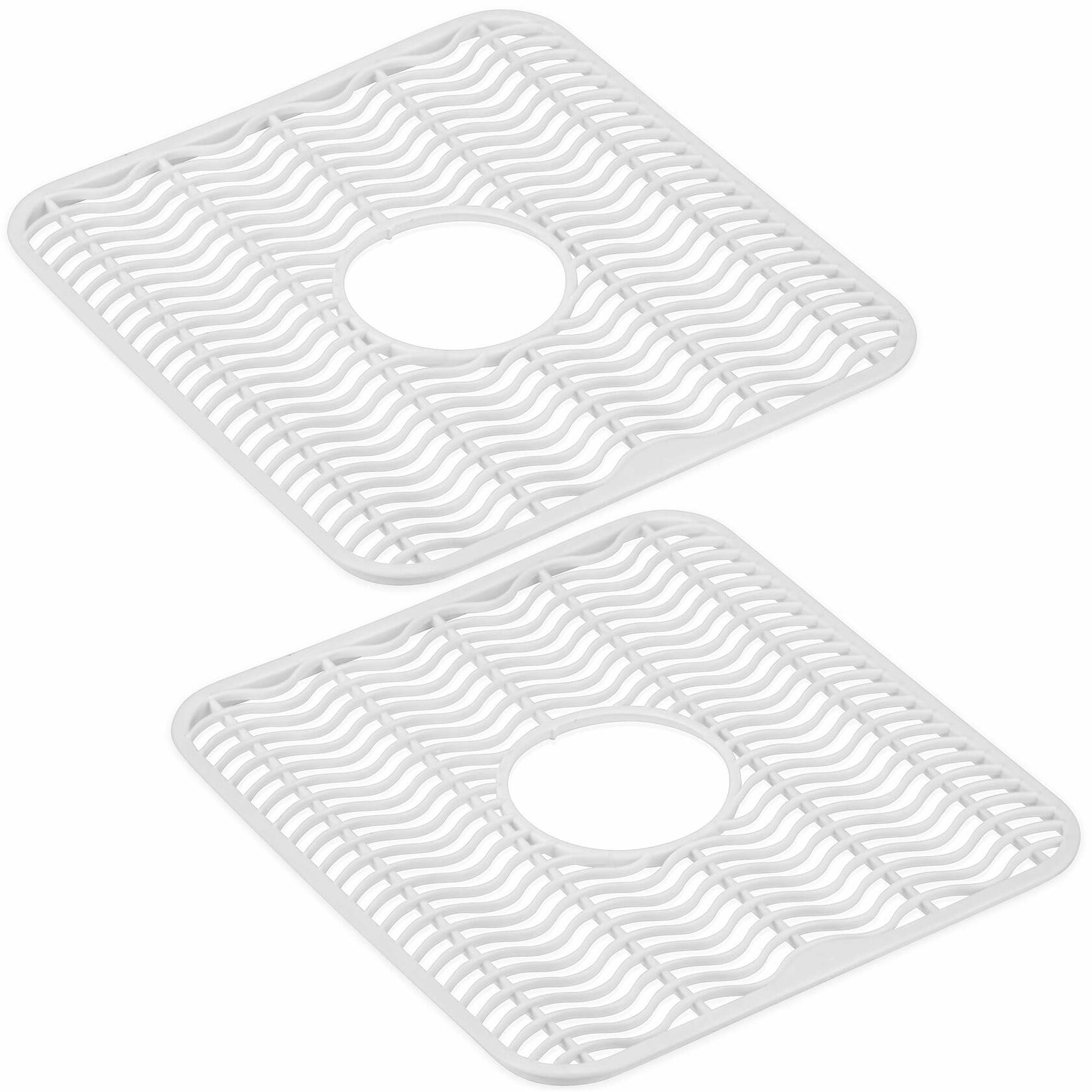 Dependable Industries Inc. Essentials 12" x 11"  2 Pack Plastic Sink Protector