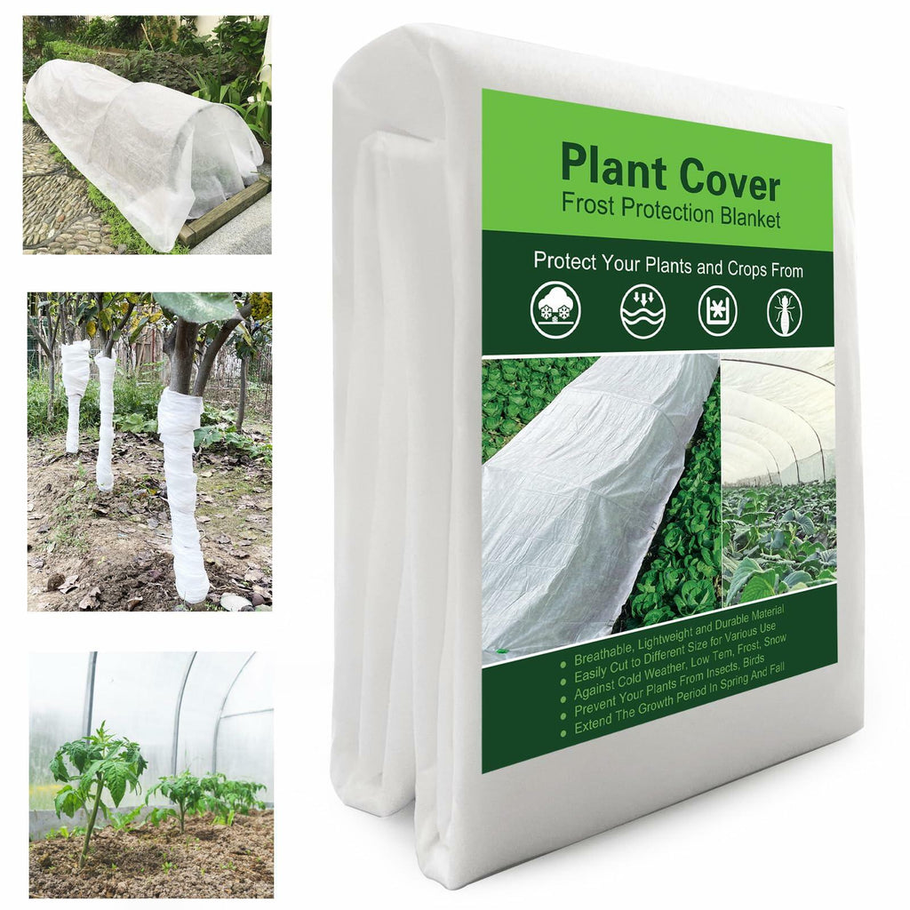 YFFSIDMY Plant Covers Freeze Protection 8'x40', Frost Blankets for Outdoor