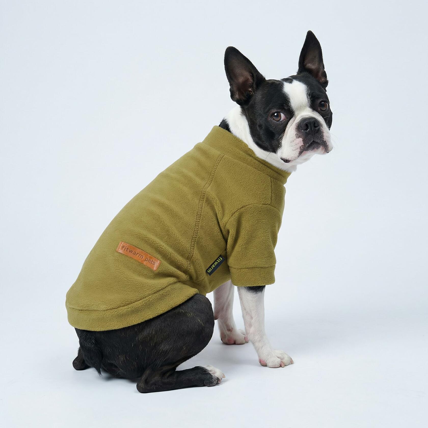 Fitwarm 3 Pack Classic Fleece Dog Sweater, Winter Clothes for Small Dogs Boy